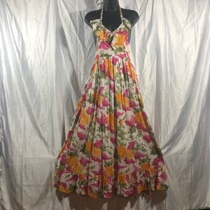 Yo Baby Backless Floral Dress